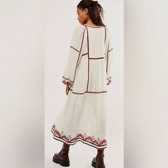 NWOT Free People Sweet Escape MIDI Dress XS New $198 retail - Picture 2 of 11